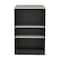 Tuhome Portree Kitchen Island with 3-Side Shelves -Black / Ibiza Marble IWZ9033 - alternate 4